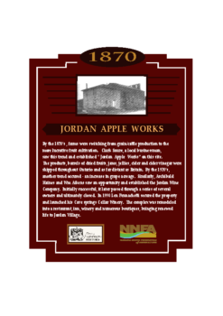 2-13. Jordan Apple Works & Jordan Wine Company