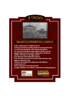 2-05. The Beamsville Preserving Company